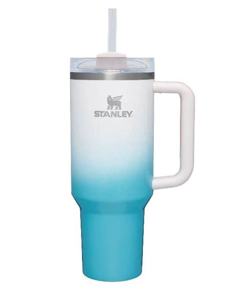 Quencher FlowState Tumbler- Chambray. . Stanley flowstate 40oz quencher h20 tumbler  pool ombre exclusive